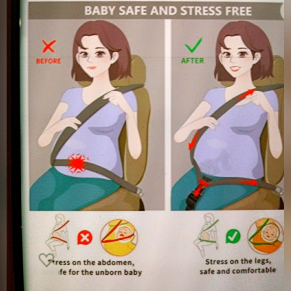 NIB SEAT BELT FOR PREGNANT WOMEN POST SURGICAL MEDICAL